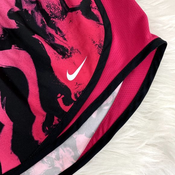 🔹sold🔹Nike Tempo Pink Black Running Athletic Shorts - Picture 3 of 11